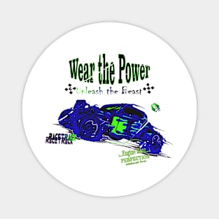 Wear the Power Unleash the Beast Monster car track for boy and girl Magnet